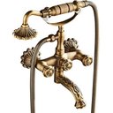 Ver imagem 1 de Ducha com Torneira Luxo Misturador Banheira Bronze Retrô Bronze Escovado