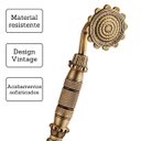 Ver imagem 2 de Ducha com Torneira Luxo Misturador Banheira Bronze Retrô Bronze Escovado