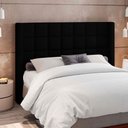 Ver imagem 5 de Cabeceira Cama Box Casal 160cm Paris Bouclê Preto
