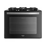 Fogão de Embutir 5 Bocas Preto com Mesa de Vidro Dako Supreme Bivolt - 2