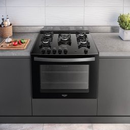 Fogão de Embutir 5 Bocas Preto com Mesa de Vidro Dako Supreme Bivolt - 7