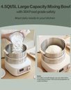 Ver imagem 6 de Mokkom Batedeira Elétrica 4.5qt C/ Função Fermentação -verde