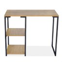 Ver imagem 2 de Mesa Infantil Juvenil Nic 900 Mm Base Preto Tampo Naturale