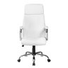 Cadeira Presidente Pelegrin PEL-9027 Couro Pu Branco Off White - 1