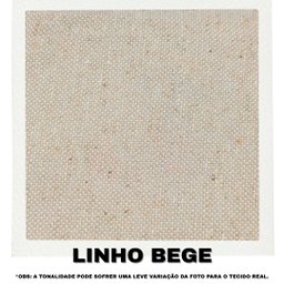 Sofá 3 Lugares Beny com Chaise Esquerdo Linho Cru - 7