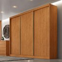 Ver imagem 4 de Guarda Roupa Casal Lôgan Plus 3 Portas 6 Gavetas Cinamomo - Novo Horizonte