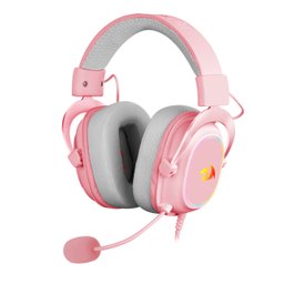 Fone Headset Gamer Profissional Zeus X Pink 7.1 H510 Usb Rgb Redragon - 1
