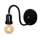 Ver imagem 1 de Arandela de Parede Colonial Retrô Simples - Soquete E-27 – Abf Luminárias:preto