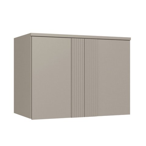 Módulo Aéreo 2 Portas 100cm x 73cm Elegance Cinza/Níquel