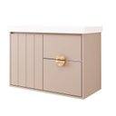 Ver imagem 2 de Gabinete para Banheiro 80cm com 1 Porta 2 Gavetas e Cuba de Embutir Salinas