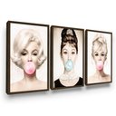 Ver imagem 2 de Quadros Decorativos Salão de Beleza Mulheres Moderno