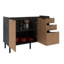 Ver imagem 5 de Armário Balcão de Cozinha 120cm 2 Portas e 3 Gavetas S/tampo New York Móvel na Caixa