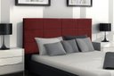 Ver imagem 2 de Painel Raissa 120 cm Suede Vermelho