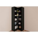 Ver imagem 1 de Estante p/ Quarto Solteiro ME4132 Preto Tecnomobili
