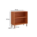 Ver imagem 3 de Balcão de Cozinha P/ Cooktop Divina C/ 2 Portas 80cm Cinamomo/platina - Mgm