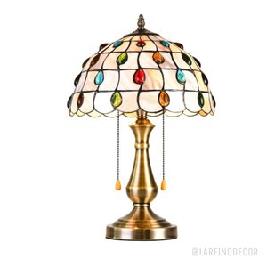 Abajur Tiffany Lar Fino Decor