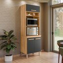 Ver imagem 2 de Paneleiro Intenza Torre Quente com 3 Portas Freijo/chumbo