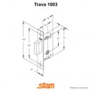 Ver imagem 3 de Fechadura Stam 1003 Par Tetra Externa - Inox