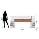 Ver imagem 5 de Cabeceira Extensivel 236 Cm Toq 50018 Branco Camarim Vlr