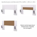 Ver imagem 4 de Cabeceira Extensivel 236 Cm Toq 50018 Branco Camarim Vlr