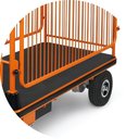 Ver imagem 5 de Carrinho Tipo Plataforma 400kg Motorizado a Bateria 24v Brutus C48m Beta