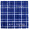 Pastilha de Vidro Cristal Lisa Azul para Piscina 30x30cm - 1