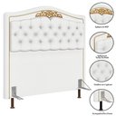 Ver imagem 3 de Cabeceira Casal Queen 160cm C/ Calçadeira Baú J02 Branco