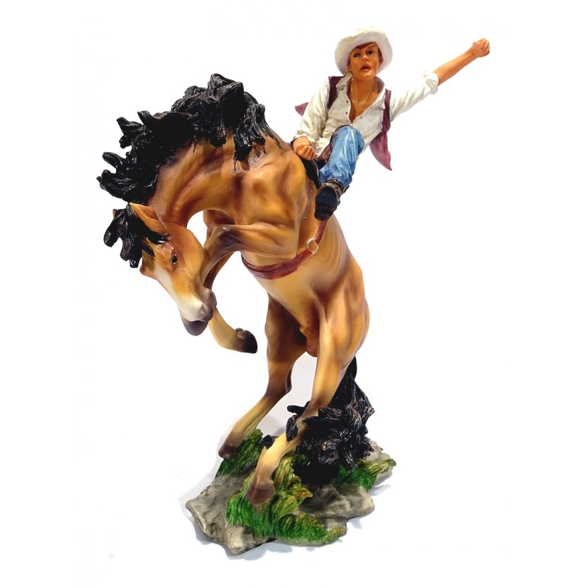 Cowboy Peão de Rodeio Cavalo Original Veronese 50809