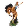 Cowboy Peão de Rodeio Cavalo Original Veronese 50809 - 1