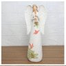 Decoração Estatueta Natalina Anjo com Trombeta em Resina 28cm - 1
