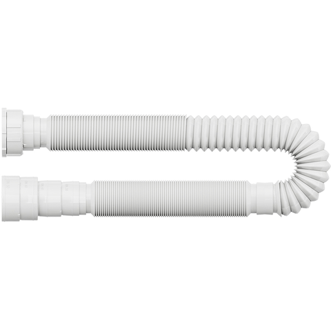 Sifão Tubo Extensivo Longo Universal Branco 1,5m 030129 - Blukit
