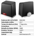 Ver imagem 2 de Motor P/ Portão Deslizante Dz Delta Fit 300 110V 3 m 7 s Venti-Delta