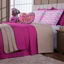 Ver imagem 6 de Kit Cobre Leito Donuts Dog Dupla Face Almofadas Queen 7 Peça