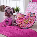 Ver mais imagens de Kit Cobre Leito Donuts Dog Dupla Face Almofadas Queen 7 Peça