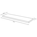 Ver imagem 4 de Painel de Madeira Natural Eucalipto 1,8x25x60 Cm para Prateleiras e Nichos ? Área Interna