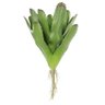 Kit 6 Peças Bromélia Planta Artificial Verde 20 Folhas 28cm - 3