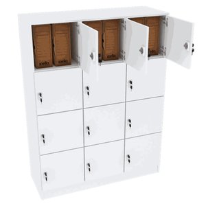 ARMÁRIO ESCANINHO 12 PORTAS CHAVE M226.2021.B ORGANIZADOR MUNDI MOVEIS
