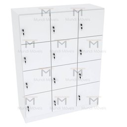 ARMÁRIO ESCANINHO 12 PORTAS CHAVE M226.2021.B ORGANIZADOR MUNDI MOVEIS - 3