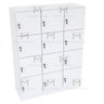 ARMÁRIO ESCANINHO 12 PORTAS CHAVE M226.2021.B ORGANIZADOR MUNDI MOVEIS - 3
