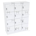 Ver imagem 3 de ARMÁRIO ESCANINHO 12 PORTAS CHAVE M226.2021.B ORGANIZADOR MUNDI MOVEIS