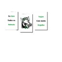 Ver imagem 1 de Quadros Placas Mdf 6mm Cozinha Vegano Quarto Sala 3 Un 29x20