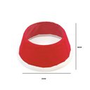 Ver imagem 2 de Saia para Arvore de Natal Rigida C/veludo Vrm/bco 58cm