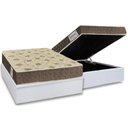 Ver imagem 1 de Cama Box Baú Casal: Colchão Espuma D33 Orthoflex / EP Matera + Base CRC Courano White(138x188)