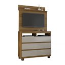 Ver imagem 2 de Cômoda com Painel para TV até 48 Polegadas 3 Gavetas Pampulha Jcm Móveis