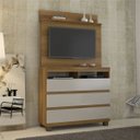 Ver imagem 1 de Cômoda com Painel para TV até 48 Polegadas 3 Gavetas Pampulha Jcm Móveis