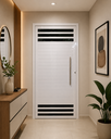 Ver imagem 1 de Porta Pivotante Branco 6 Vidros 210x100 Lado Esquerdo