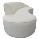 Ver imagem 7 de Sofá Curvo 4 Lugares 230cm Eron Braço Esquerdo Bouclé Off White - Nexta Casa