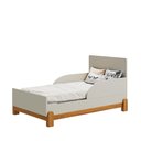 Ver imagem 3 de Berço Americano Lótus Liso Areia Savana com Guarda Roupa Infantil Lotus Liso 4 Portas Areia Savana C