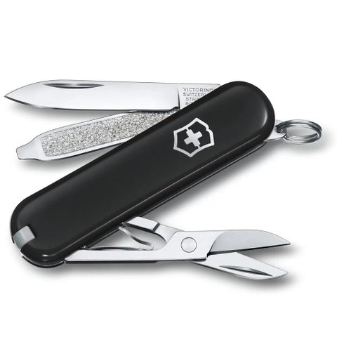 Canivete Suíço Victorinox Ref: 0.6223.3g Classic SD Colors Black 7 Funções