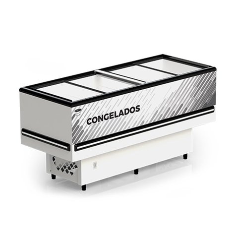Expositor Ilha Congelados Vidro Reto 2m Ilc-200 Conservex